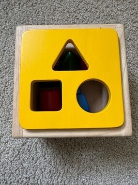 PlanToys Wooden Shape Sorter Toy